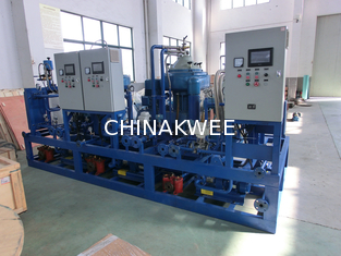 China Marine Vacuum Oil Purifier Oil Separator Unit Steam 170 - 210 ℃ Manual / Auto Discharge supplier