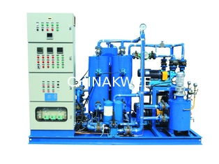 China Vertical Heavy Fuel Oil Booster Unit Integrate Oil Pump , Electrical Heater supplier