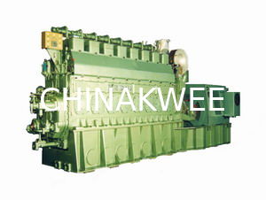 China 400V 1500-2200KW Four Stroke Middle speed 650RPM Turbocharged HFO Diesel Engine Generator Set supplier