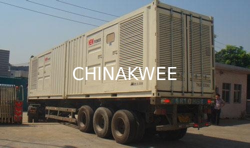 Silence Sound Proof Oil Power Plant MAN Containerized Generate Set supplier