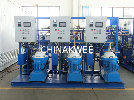 3000 - 9000 L/H Automatic PLC Centrifugal Oil Separator Lubricating supplier