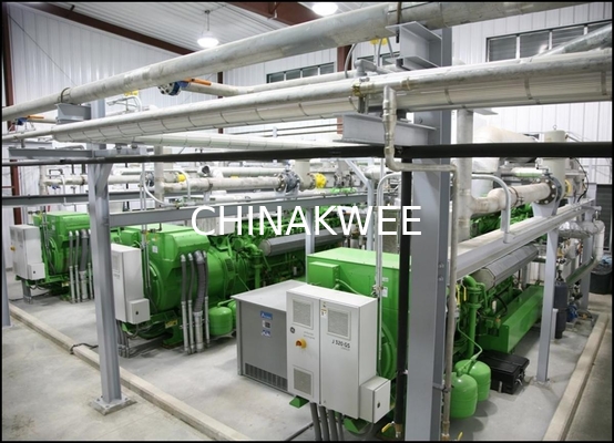 500Kw - 4Mw Landfill Gas Power Plant , Renewable Energy Sources Electric Plant supplier