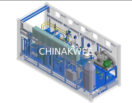 Genset Power Plant , Containerized Power Plant 20MW 400V / 11KV / 23KV supplier
