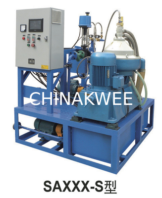 3000 - 9000 L/H Automatic PLC Centrifugal Oil Separator Lubricating supplier