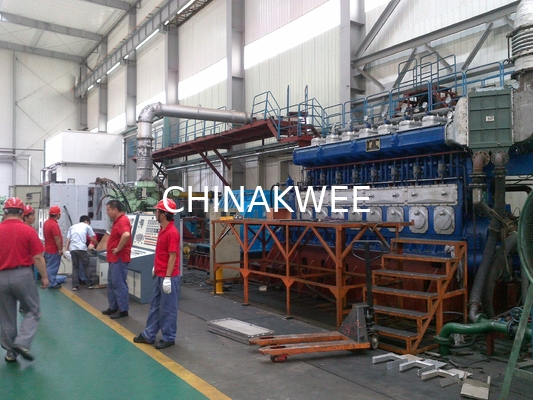 Genset Power Plant Water Cooled Diesel Generator 11KV 750Rpm supplier